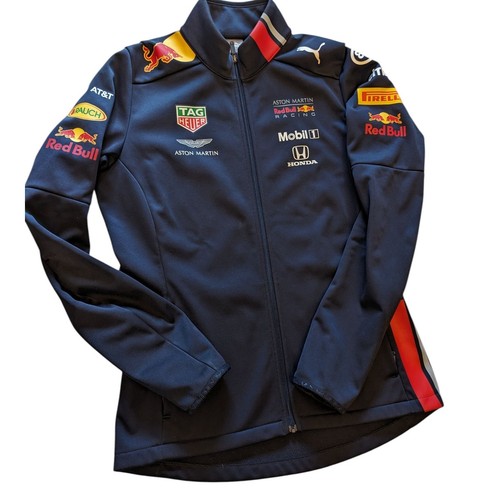 PUMA Red Bull Racing Team Softshell Jacket Women Small Aston Martin F1 Formula 1 - Picture 16 of 17
