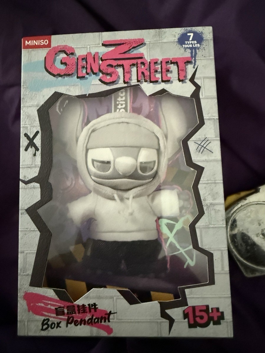 Labubu Miniso Disney Stitch Gen Z Street Style Series Figurine