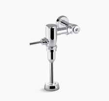 Kohler K-76371-CP Primme Manual Flushometer Valve 0.125 GPF for Urinal, Polished