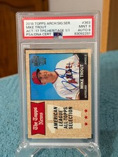 Mike Trout - 2018 - Topps Archives Signature Series - #363 -  PSA 9  -   1 / 1