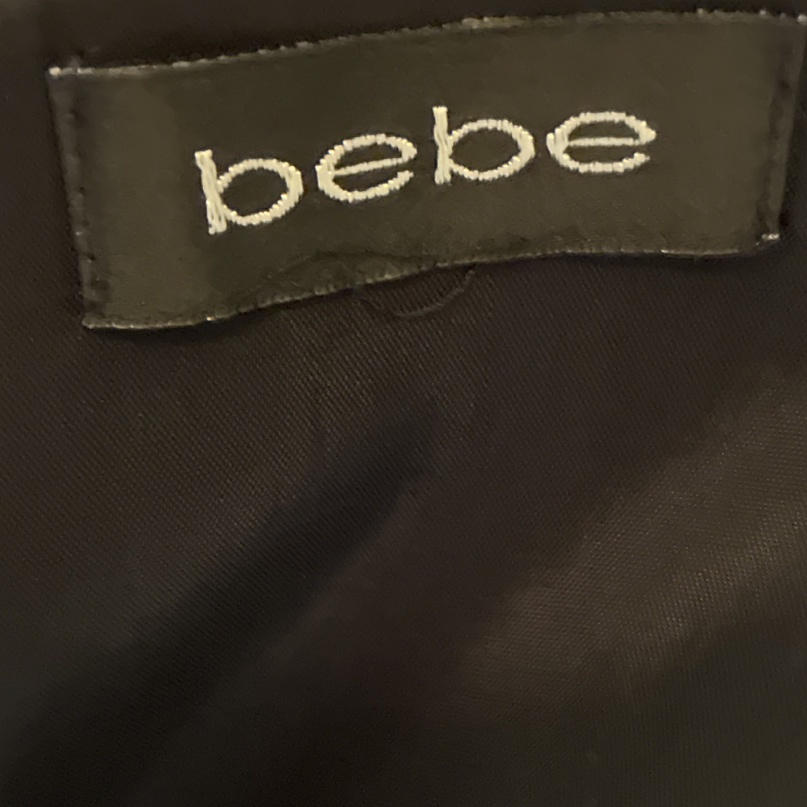 bebe Black Belted Button Collared Long Sleeve Wom… - image 3