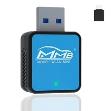 MMB MINI Wireless CarPlay Android Auto Adapter USB Dongle, Plug & P... Fast Ship