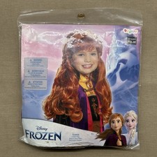 ANNA Disney Frozen Childs WIG Halloween Child Costume NEW Disney Children's Hair