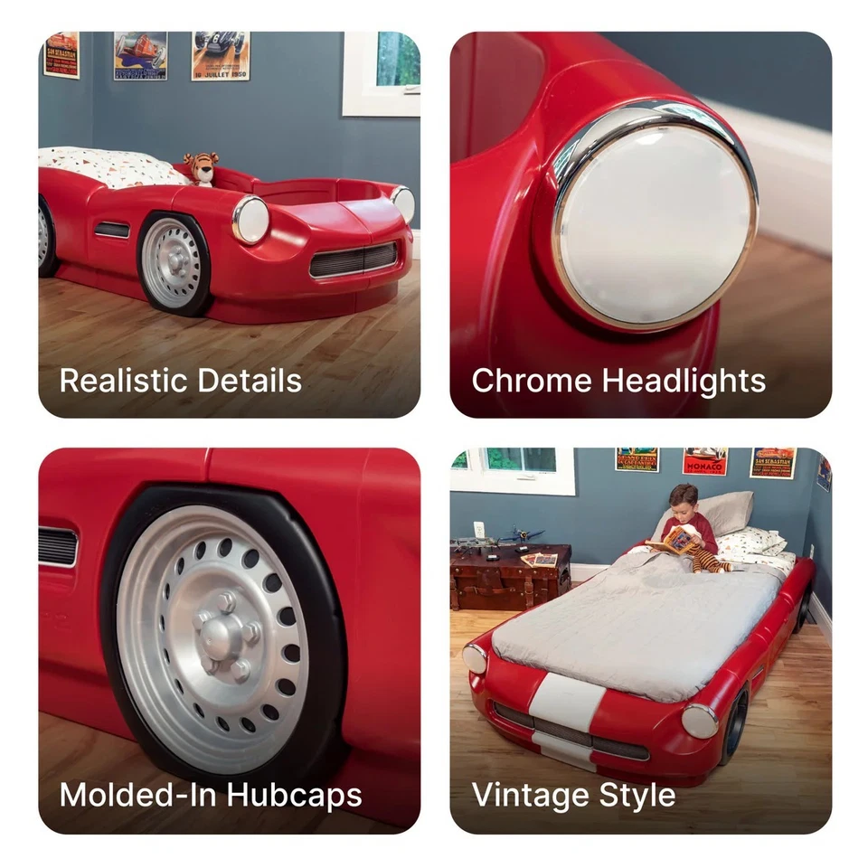 Rojo - step2 - Roadster cama para niños pequeños - 3+|432 años Foto 3 de 4