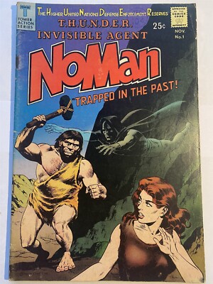 Noman #1 Wally Wood Thunder Agents T.H.U.N.D.E.R. Tower Comics 1966 sehr guter Zustand