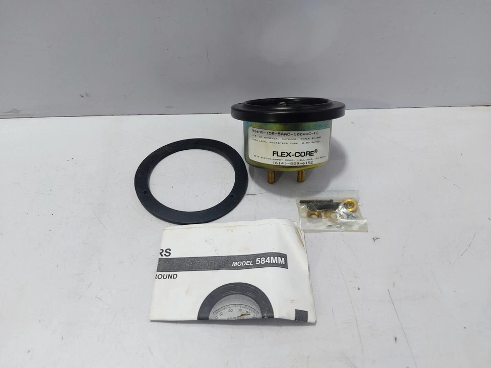 Flex-Core 584MM-15R-5AAC-100AAC-FC 3.5" AC Ammeter - Image 4 of 4