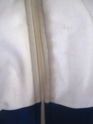 Veste Adidas Ventex Trefoil années 70'S bleu et Blanche Vintage jacket Homme - S - Picture 5 of 10