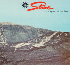 Mt. Mansfield Ski Area, Stowe, Vermont 1960s Vintage Russ White Postcard UNP
