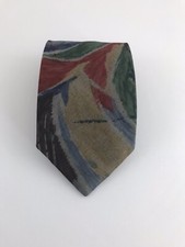 Tango Max Raab Red Green Blue Men's Necktie 59in x 3.75in USA made