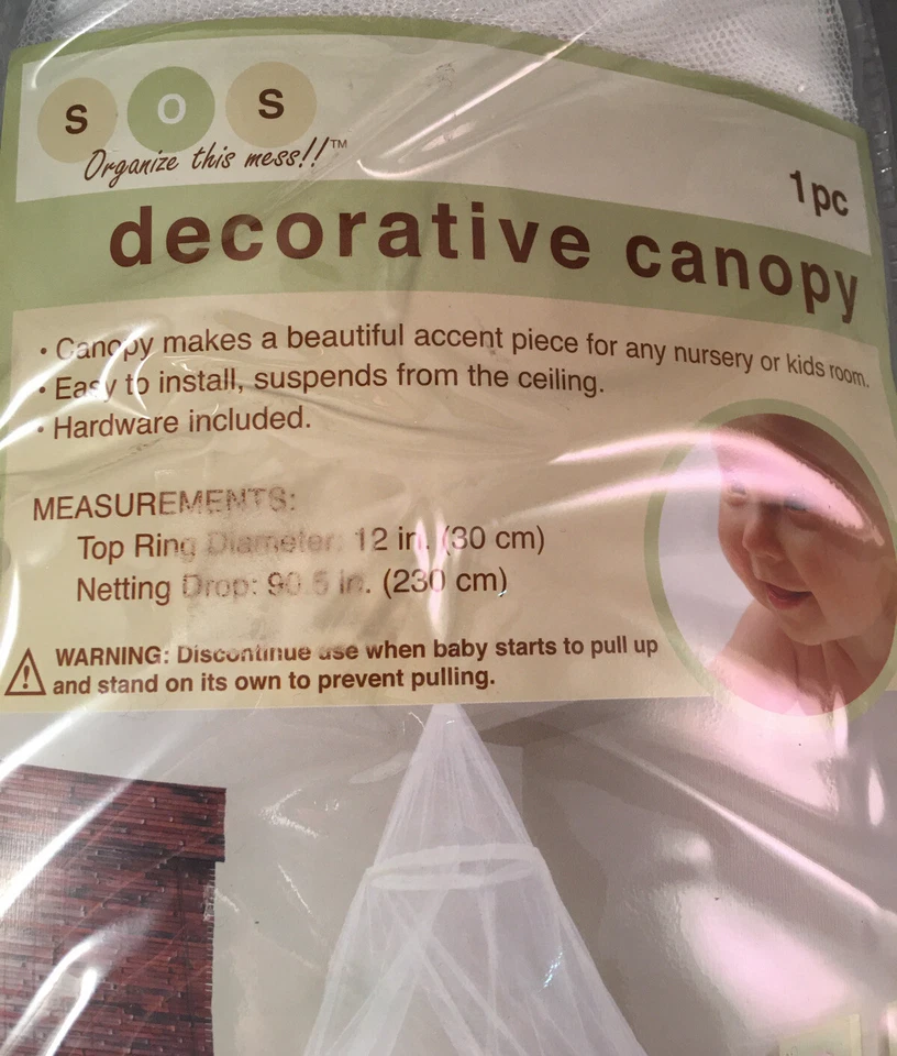 Toldo decorativo DELTA - Cubierta de cama - Cortina decorativa - Tienda de campaña - Red - Toldo de cama Foto 2 de 3