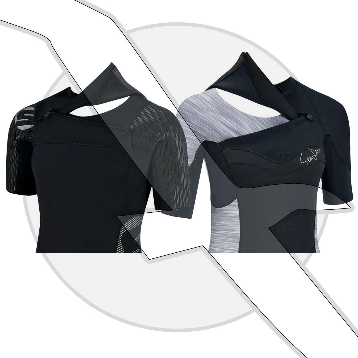 Sea Doo Mens or Ladies Escape Shorty Wetsuit WaterSki Jet Ski Seadoo