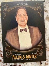 2021 TOPPS ALLEN GINTER X BASEBALL BASE CARD BOY WITH NO JOB BEN SOFFER #297