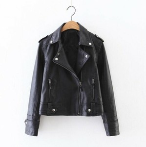 faux leather biker jacket plus size