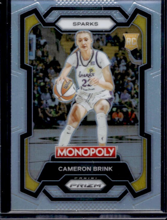 2024 Panini Prizm WNBA Monopoly Cameron Brink #39 Rookie Silver