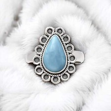 Owyhee Opal Solid 925 Sterling Silver Ring 7.5