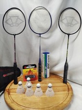 Three Badminton Racquets CARLTON SPORT CRAFT. CARLTON 450 and CR440 SC-99 .