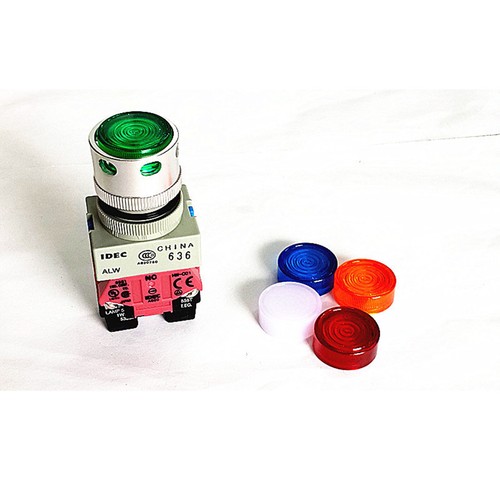 A●IDEC ALFW22211DG Illuminated PB Green LED New - Picture 3 of 4