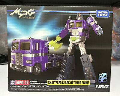 In Stock Takara Tomy T-Spark MPG-12 Shattered Glass Optimus Prime Action Figure