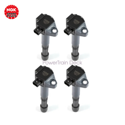 30520-5A2-A01 4 pcs OEM NGK Ignition Coil For Honda Accord CR-V Acura 2.4L U5277