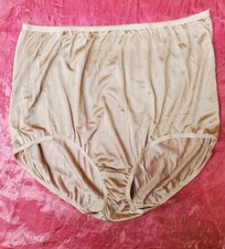 JCP Underscore Shiny Smooth 100 Nylon Panty Panties Brief 93677 Size 10 Sissy