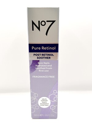 No7 Pure Retinol Post Retinol Soother Fragrance Free 1.69 oz
