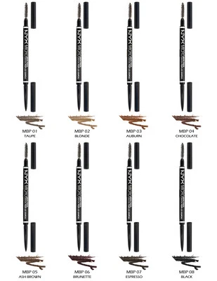 1 NYX Micro Sourcil Crayon - Mbp " Choisissez Votre 1 Couleur " Joy's - Photo 1/4