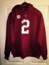 Alabama Crimson Tide Jalen Hurts Jersey Style Hoodie Hoody Sweatshirt