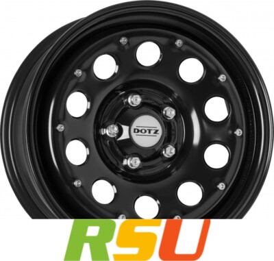 4x Dotz Modular Beadlock black 17Z (ohne Nabenbecher) 7x17'' ET35 LK5 120 ML 6...