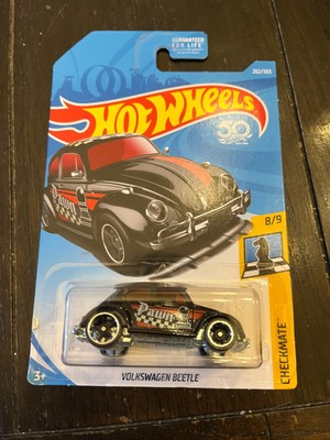 HOT WHEELS 2017 60's VW BUG VOLKSWAGEN FTE STYLE HUBS BLACK METAL BASE SEALED