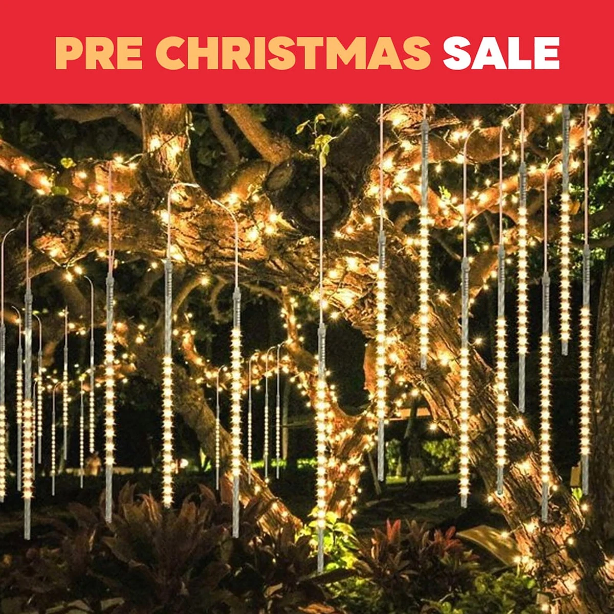 Christmas lights sales bushes