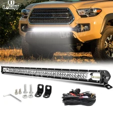 For 2016-2023 Toyota Tacoma 32'' LED Light Bar Combo Hidden Bumper Mount + Wire