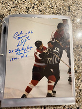 Andre Dupont Signed Autographed Philadelphia Flyers 8X10 Photo