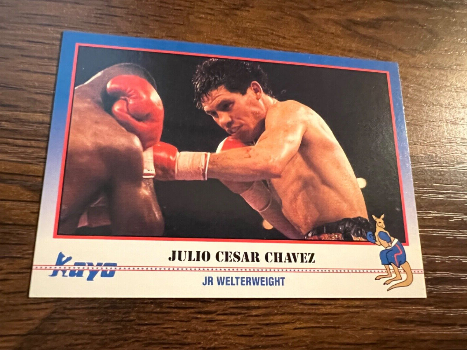 1991 Kayo Boxing Julio Cesar Chavez Rookie JR Welterweight NM #216 HOF BOXER