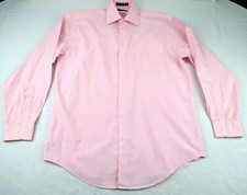 Nautica Men s, Pink, Long Sleeve, Button Up, Shirt, Sz 15 1/2, 34/35