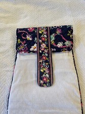 Vera Bradley Navy paisley Changing Pad Clutch with Baby wipe holder