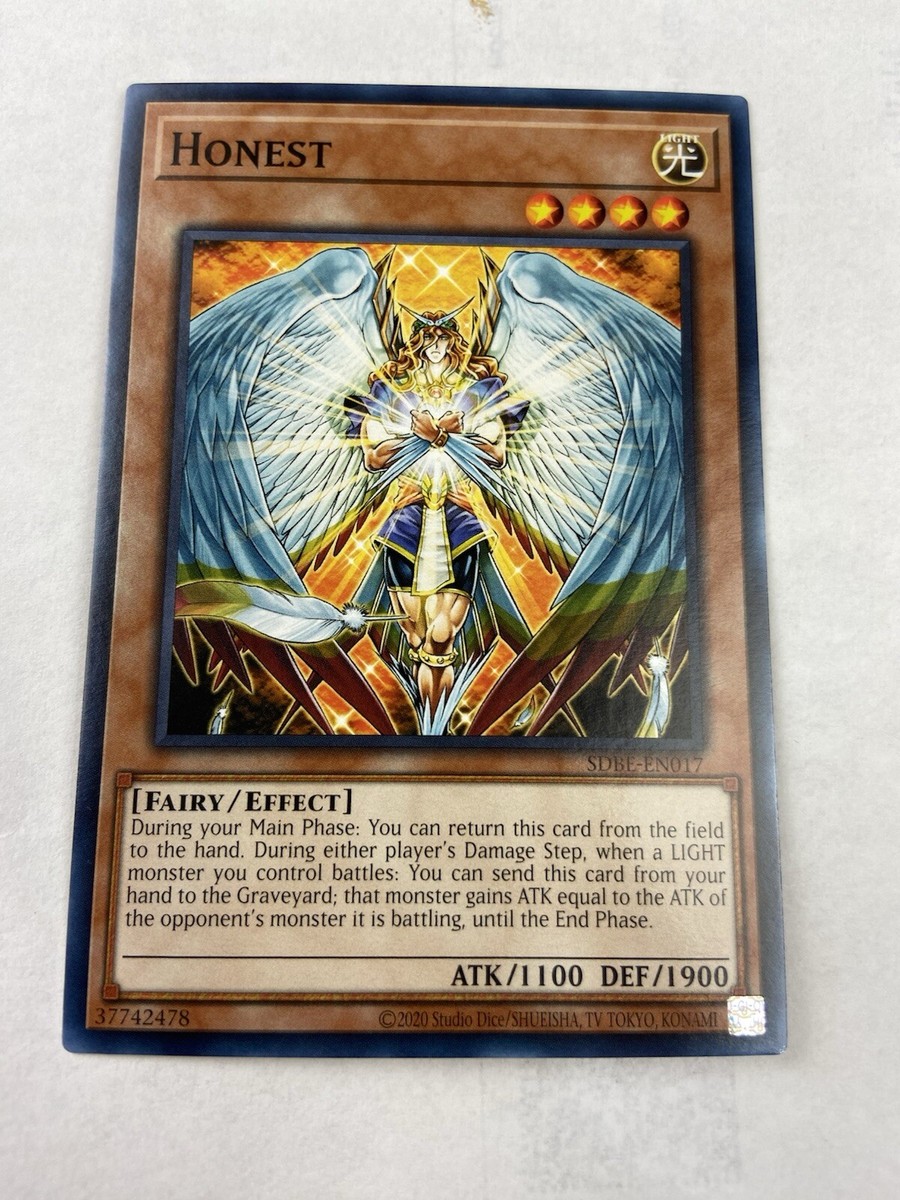 yugioh Honest sdbe-en017 Saga Of Blue Eyes White Dragon 1st