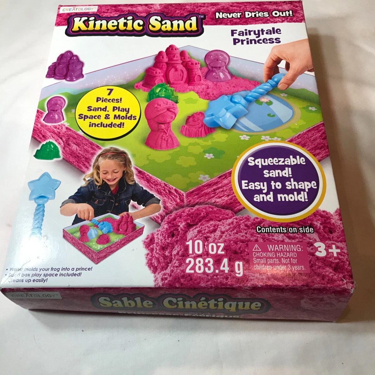 Kinetic Sand Creatlogy Sable Cinetique Fairtale Princes Never Dries Out