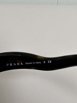 PRADA sunglasses SPR  08L 57 18 2AU-6S1 130 3N.  Black/brown Tone. PRADA sunglasses SPR 08L 57 18 2AU-6S1 130 3N. Black/brown  main image 4