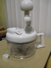 Hand Crank Manual Food Processor-Chop, Mix, Grate or Slice NEW