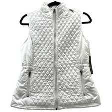 Relativity Outwear, Women Vest, Sleeveless, Size S, Color White