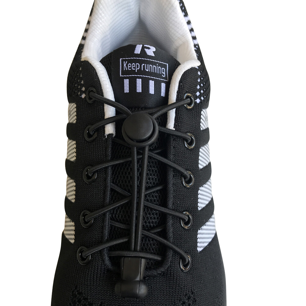 pair No Tie Elastic Shoelaces Lock Laces Shoe Strings for Kids Adults  Sneakers