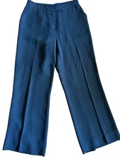 VTG Lena Gabrielle NY Slacks Pants 10 Dressy Career Black Trousers ‘90s 36 x 28