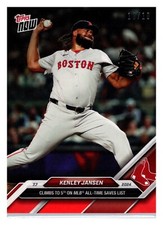 Kenley Jansen Boston Red Sox 2024 Topps Now #398 Red Parallel 10/10