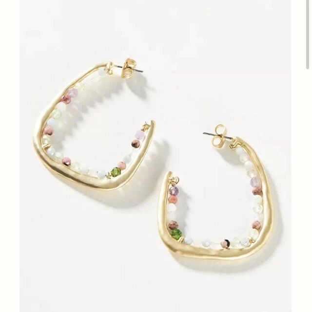 Anthropologie on sale hoop earrings