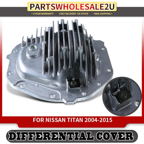 Titan Rear Diff Cover Rear Differential Cover Rear for Nissan Titan V8 5.6L 2004 2005-2015 ...
