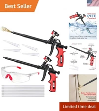 Spray Foam Gun 2 Pack Insulation Foam Dispenser Nozzles Professional Tool