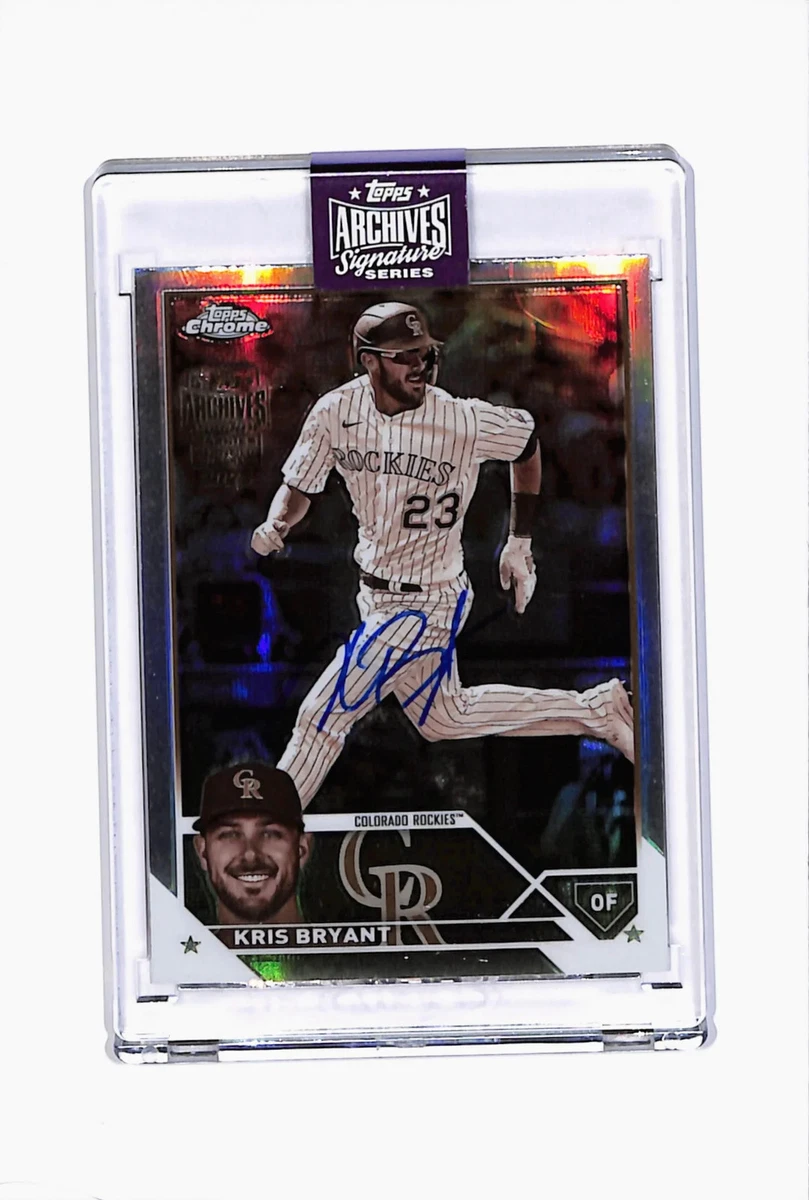 Kris Bryant Autographed Baseball Sports Trading Cards