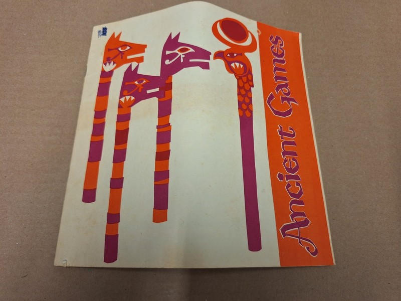 1968 Ancient Games book by Laureate Enterprises, instructions for ancient games
