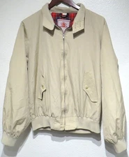 vtg Baracuta LIGHT TAN Harrington Jacket MED 40 Four Climes Windbreaker 70s/80s