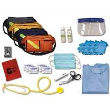 EMI Protector Response Pac First Aid PPE Kit with face shield Pandemic Bag